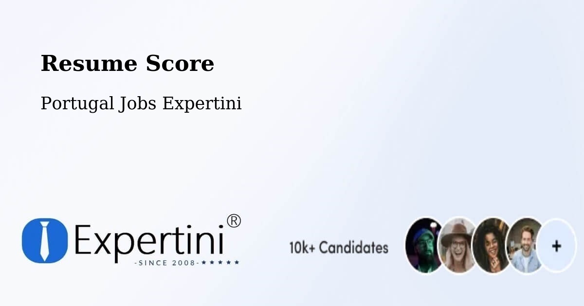 Resume Score & Job Description Match Tool – Lousã - Portugal Jobs Expertini